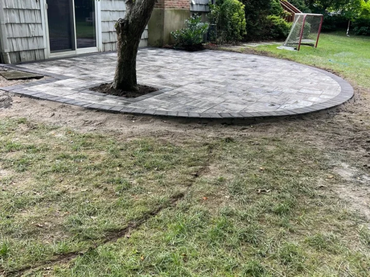 Round Paver Patio — RTJ Construction