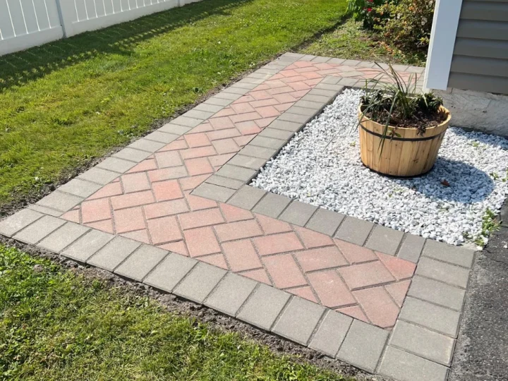Paver Walkway & Border — RTJ Construction