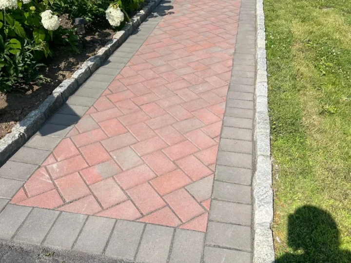 Paver Driveway with Belgian Block Border — RTJ Construction