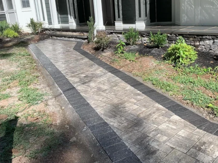 Front Entry Paver Walkway — RTJ Construction