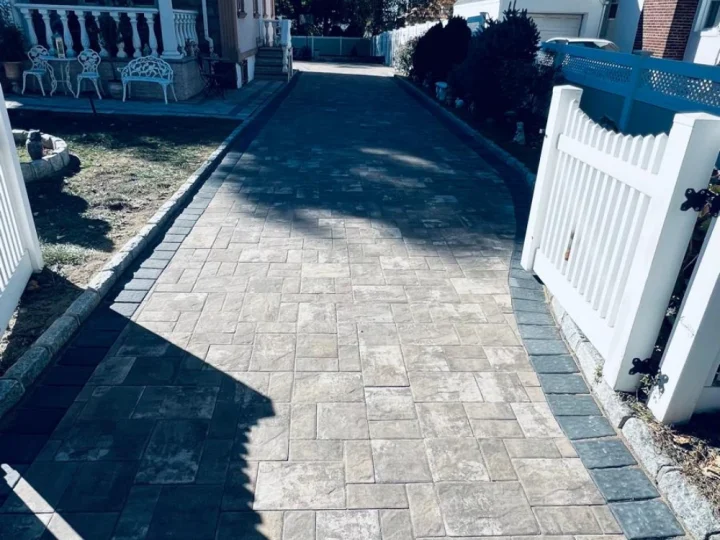 Paver Driveway & Apron — RTJ Construction
