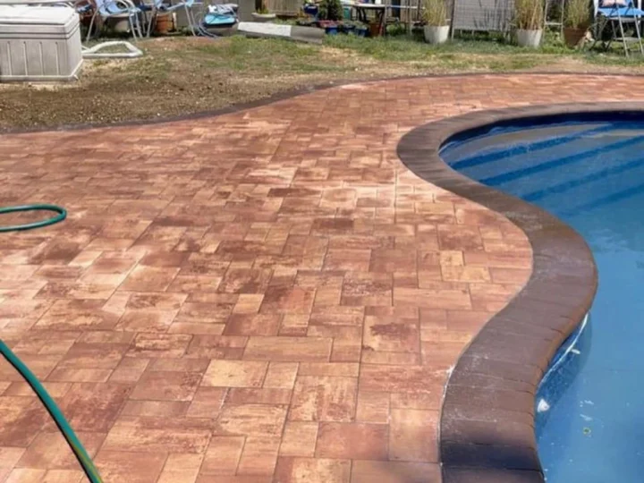 Brick Paver Pool Deck — RTJ Construction