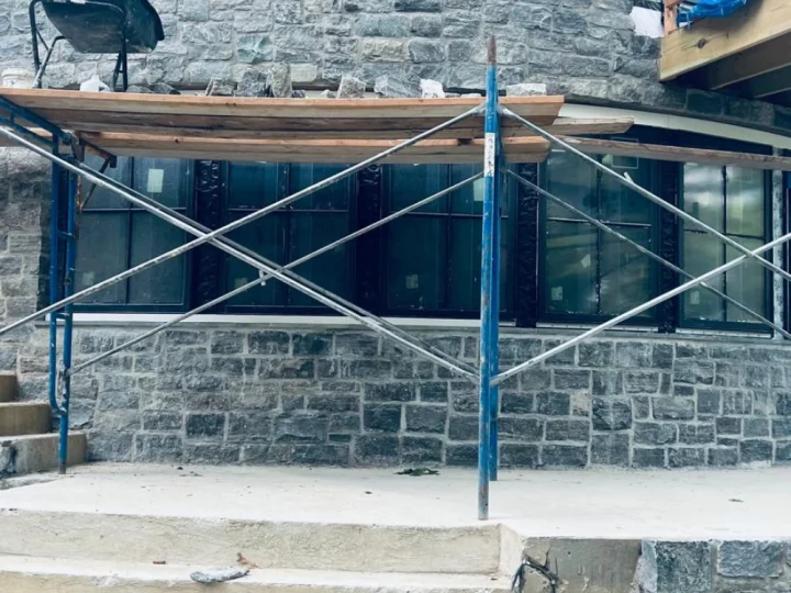 Bluestone Steps & Railing — RTJ Construction